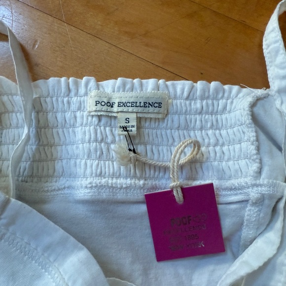 Poof Excellence White Camisole with Button Detail - Picture 3 of 3